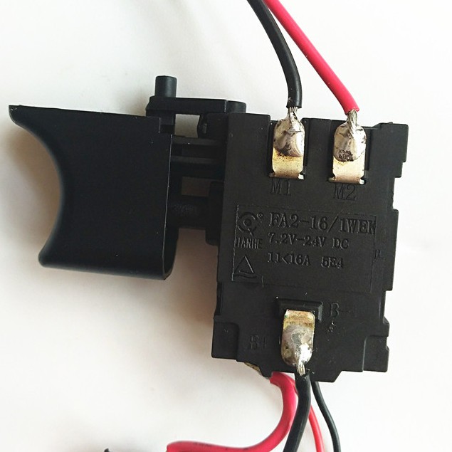 Cò máy khoan pin 12V - sử dụng chân pin tam giác China ( P032)
