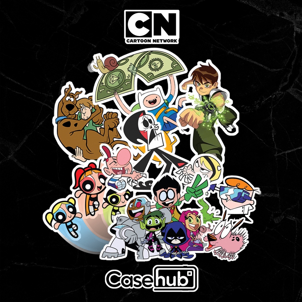 Bộ Sticker Cartoon Network độc quyền Casehub - Sticker CHỐNG NƯỚC cao cấp siêu bền siêu đẹp