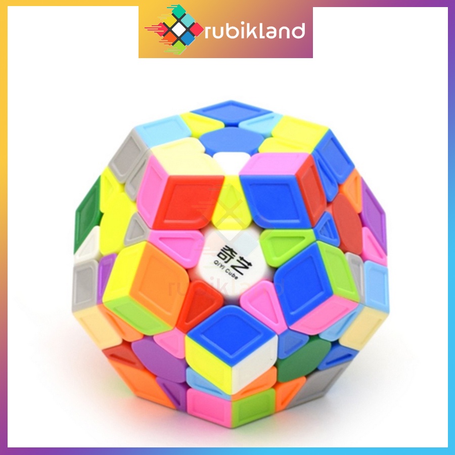 Rubik Megaminx 3x3 QiYi QiHeng S Rubic Biến Thể 12 Mặt Stickerless Cao Cấp Đồ Chơi Trẻ Em