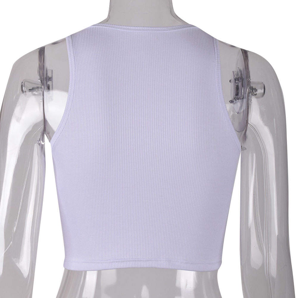 Áo Croptop Không Tay Màu Trơn Thời Trang Phong Cách Mùa Hè Cho Nữ | BigBuy360 - bigbuy360.vn