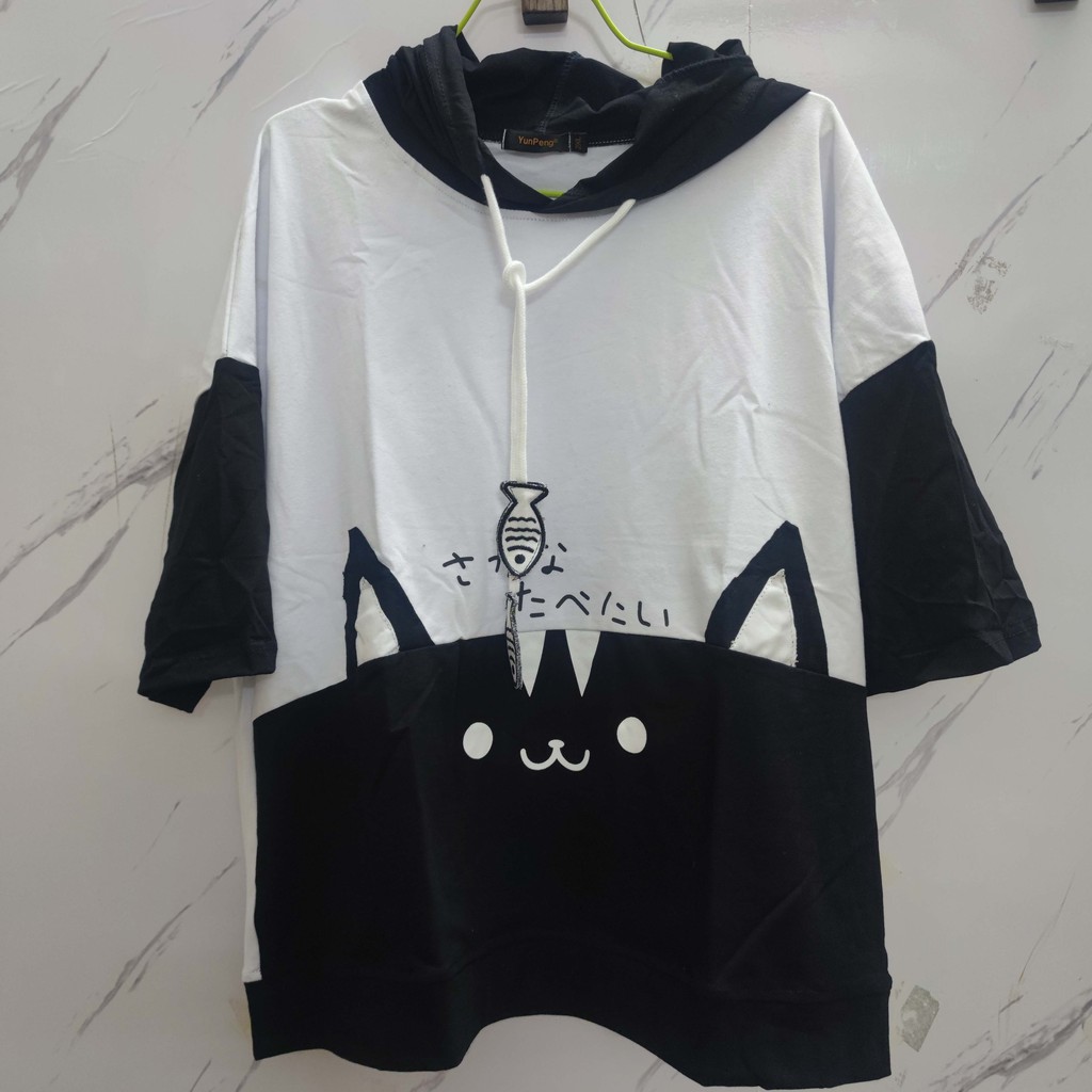 Neko Atsume Hoodies Anime Dễ thương Mèo Kawaii Sân sau t Áo sơ mi Cosplay Nhật Bản Harajuku Phụ nữ Áo khoác Áo khoác Mùa đông Ngoại vi cho Áo khoác Hoạt hình