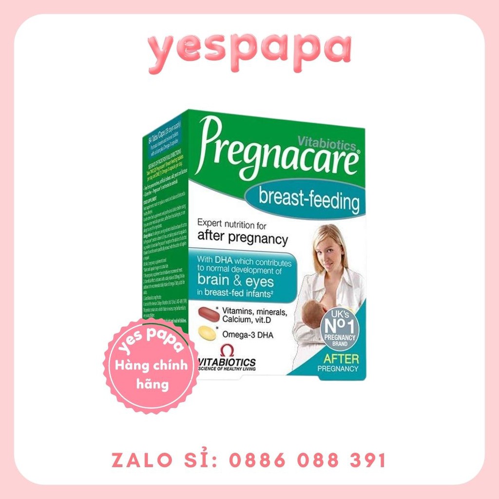 [HÀNG CHÍNH HÃNG] Vitamin Tổng Hợp Bầu của Anh Pregnacare Max 84v và Pregnacare Sau sinh