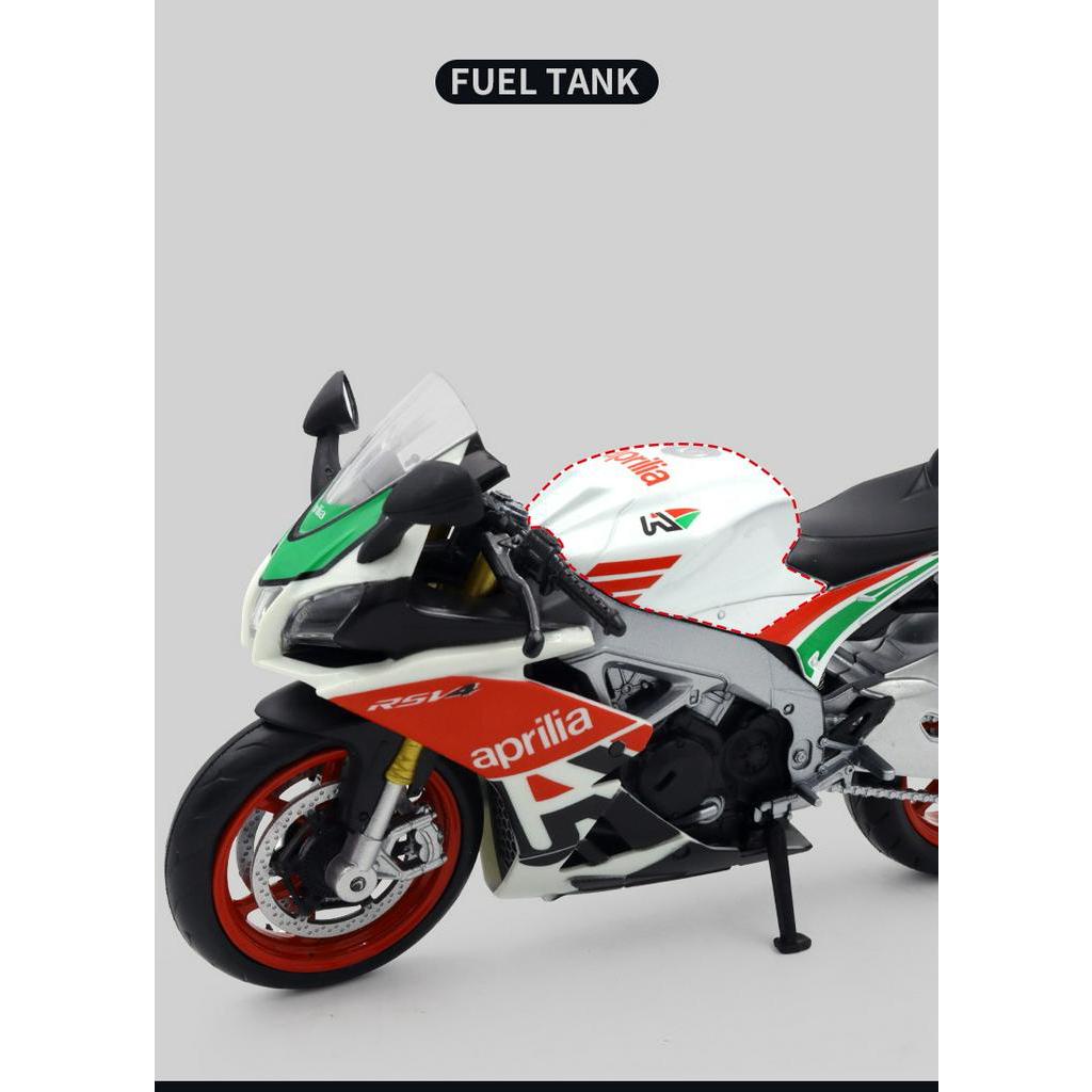 1:12 aprilia rsv4 alloy racing mô hình mô tô diecast street cross-country mô hình mô tô mô phỏng cao dành cho trẻ em