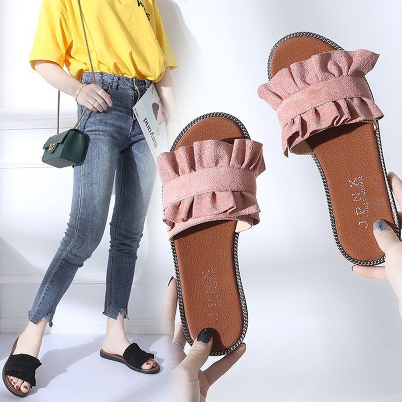 Dép xăng đan chống trượt xinh xắn thời trang dành cho nữ