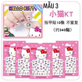 sticker dán móng tay cho bé set 10 miếng-340 hình
