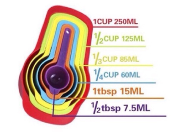 Bộ 6 thìa đong nhà bếp