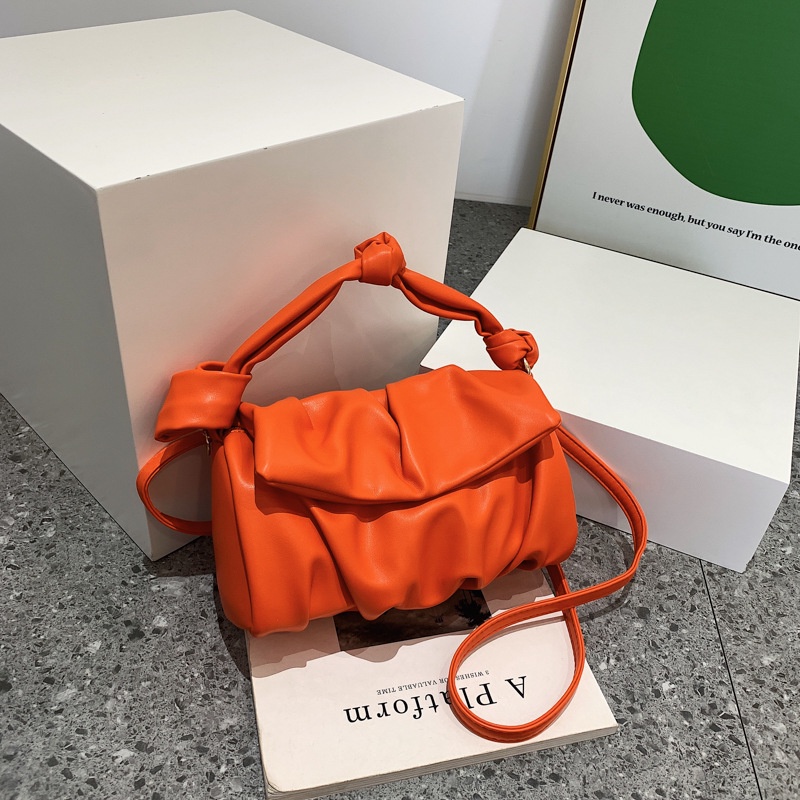 Túi Đeo Chéo Hình Đám Mây Màu Trơn Đơn Giản Thời Trang Cho Nữ