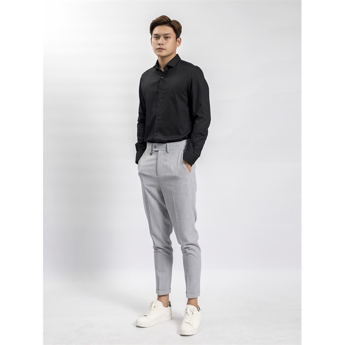(MAIHSM25K) Áo sơ mi nam dài tay ARISTINO sang trọng  sợi tre kháng khuẩn from ôm ALS58608