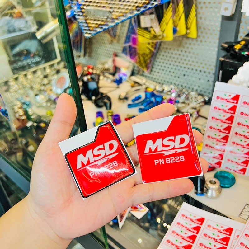 Tem Logo Nổi 3D Msd dán nhiều vị trí ✌🇻🇳
