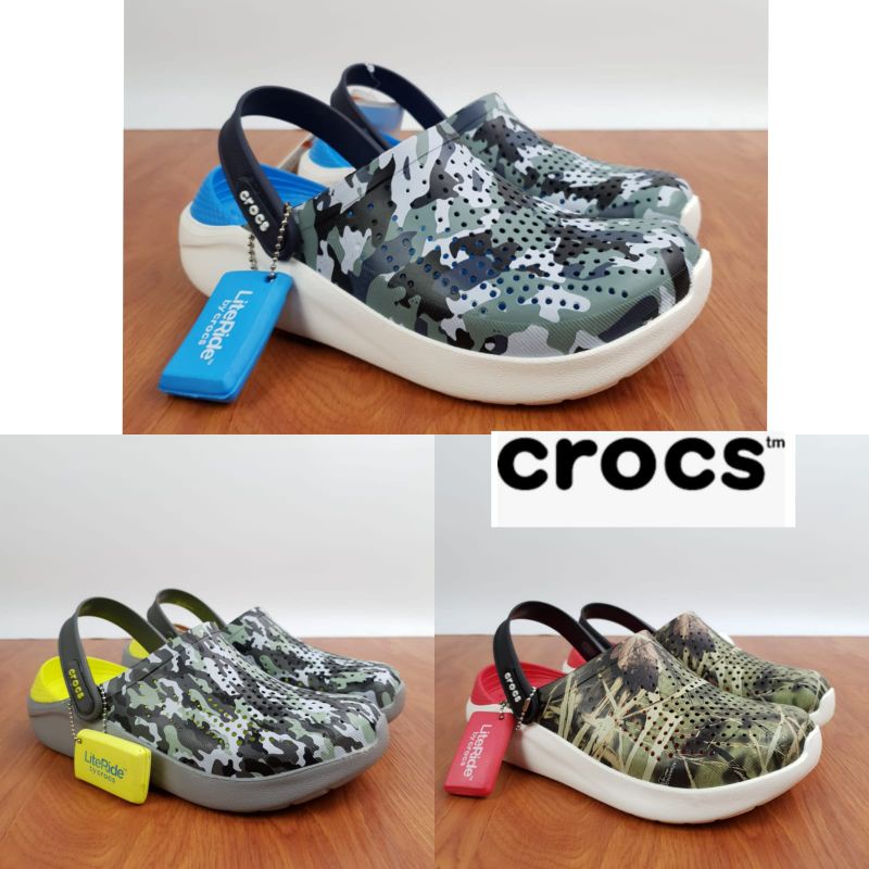 Giày Crocs Literide / Crocs Literide họa tiết rằn ri