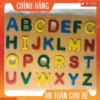 Bảng chữ cái, chữ số bằng gỗ Montessori [HÀNG NHẬP KHẨU CHÍNH HÃNG ] An toàn tuyệt đối, phát triển trí tuệ cho bé