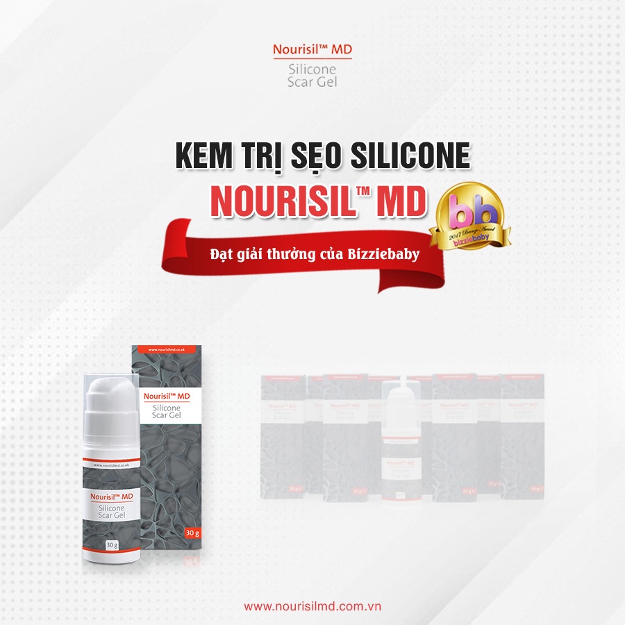 Nourisil MD - silicone gel sẹo đến từ Hà Lan - Anh Quốc