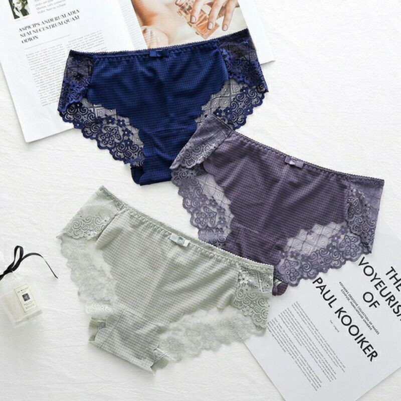 Set 5 Quần Lót Đúc Su Phối Ren Mã 2212