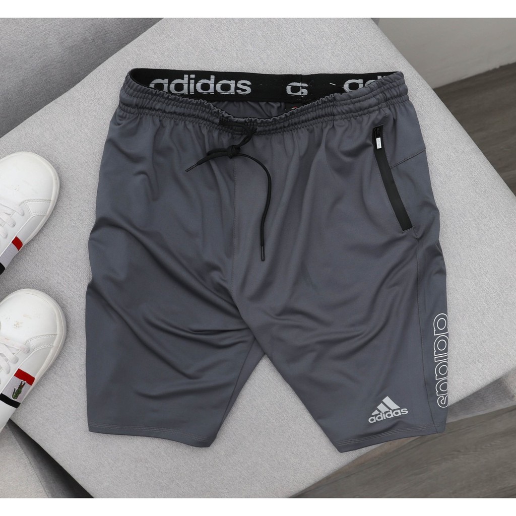 Quần đùi nam thể thao vải thun co dãn mềm mịn