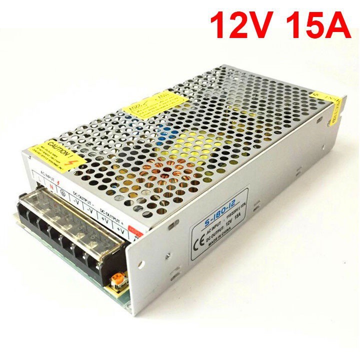 Nguồn Tổ Ong 12V 15A - Nguồn Tổng Camera Tụ To