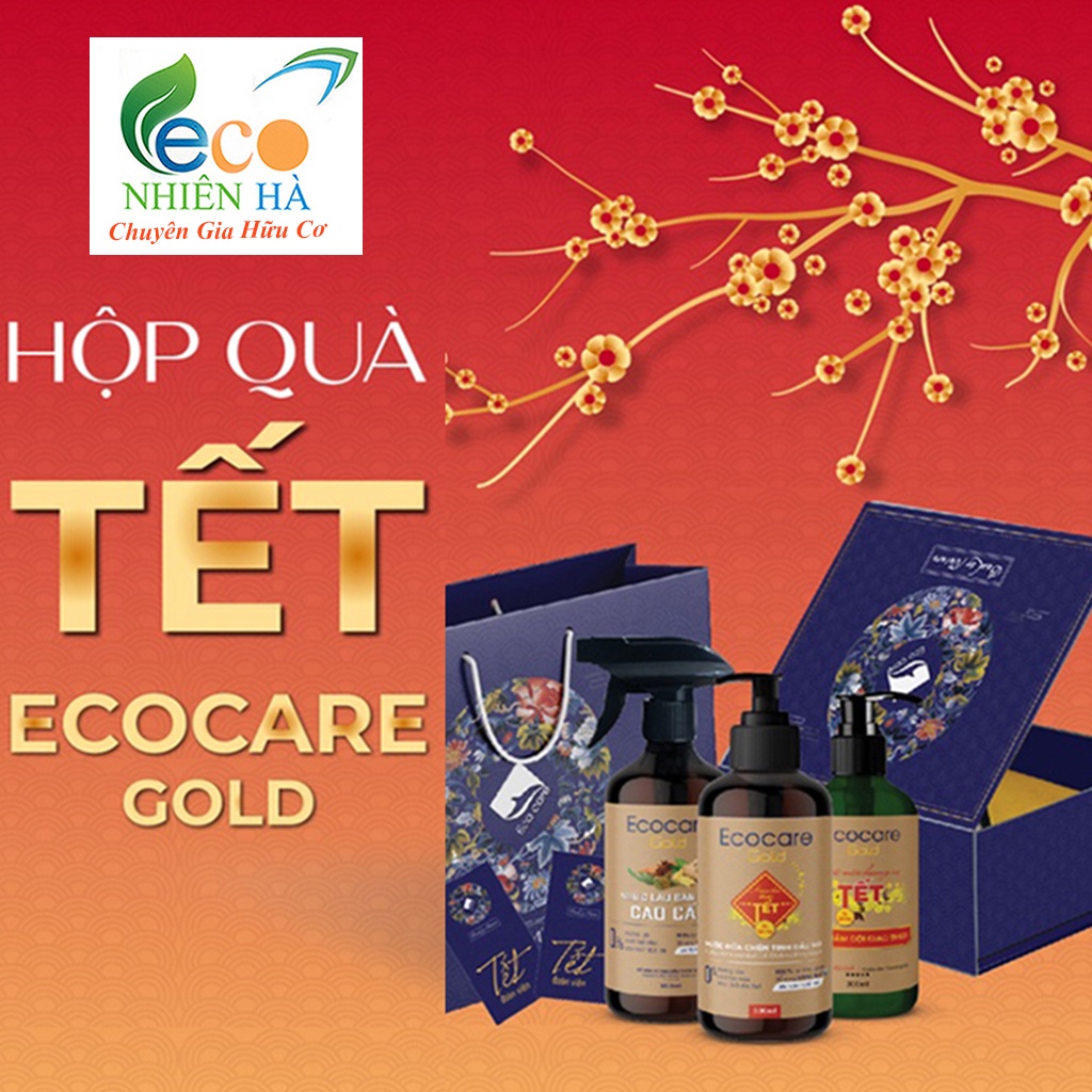 Combo bộ quà tết Ecocare cao cấp, sang trọng mang trọn vị Tết xưa