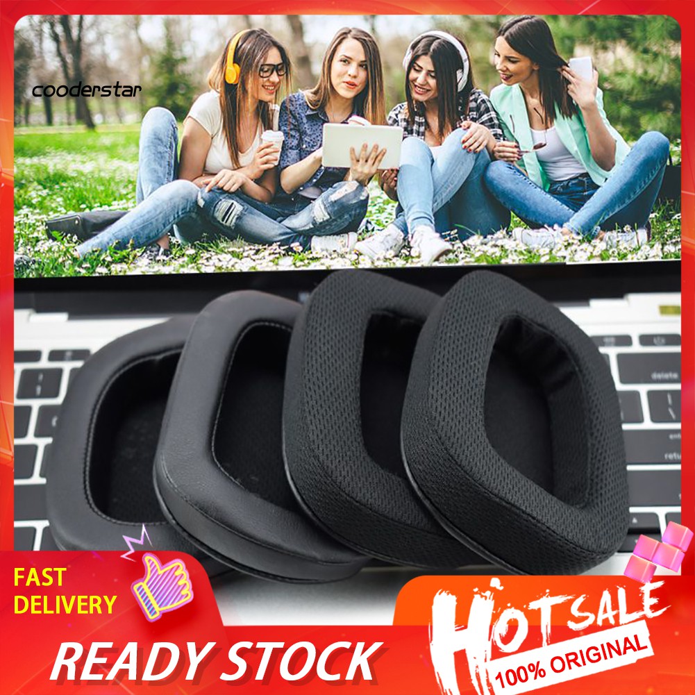 Đệm lót tai nghe bằng da/nỉ mềm thay thế cho Logitech G633 G933