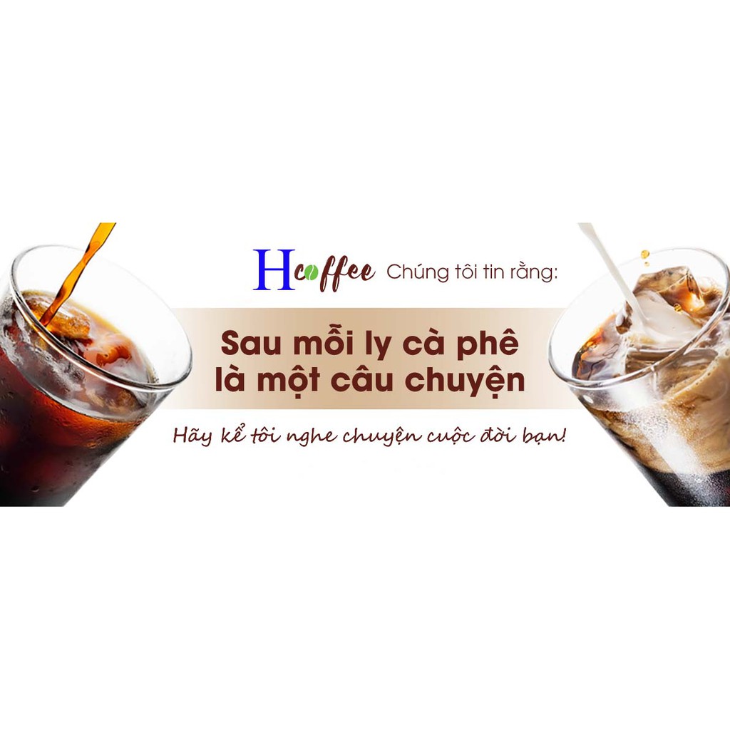 1KG Cà phê Arabica rang xay Nguyên Chất - Pha Phin hoặc Pha Máy - Thơm Sâu - Đậm đà - Hậu Ngọt - Hcoffee