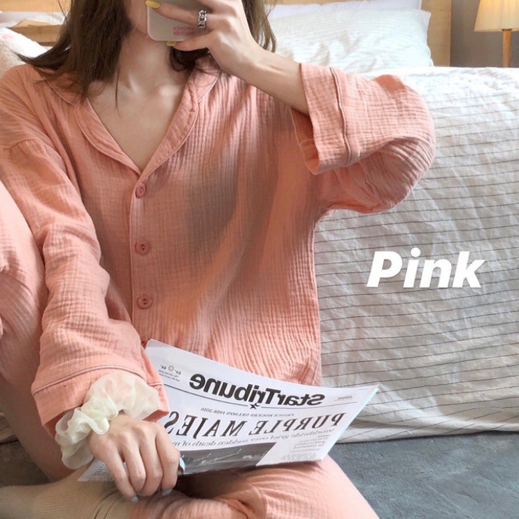 Set đồ ngủ vải xô dáng dài BD006 (ORDER) | BigBuy360 - bigbuy360.vn