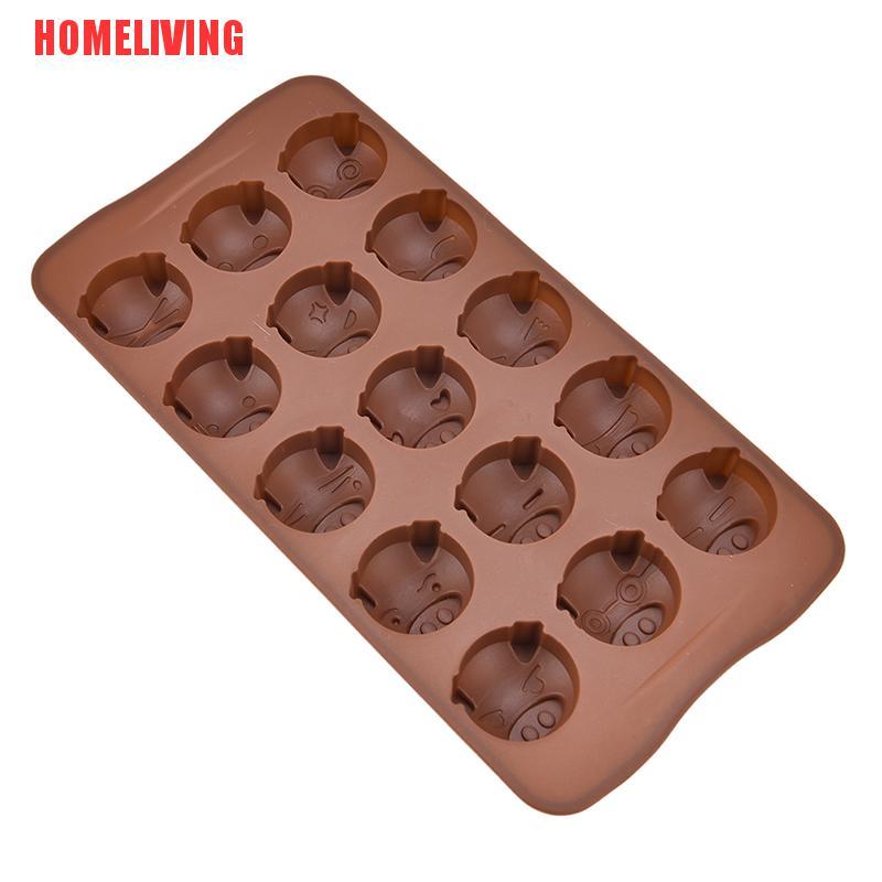 Khuôn Silicone Tạo Hình Làm Bánh Kẹo Hình Chú Heo DIY