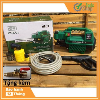 Máy xịt rửa xe Zukui RS3 - 2400W - Tặng béc rửa máy lạnh, điều hòa