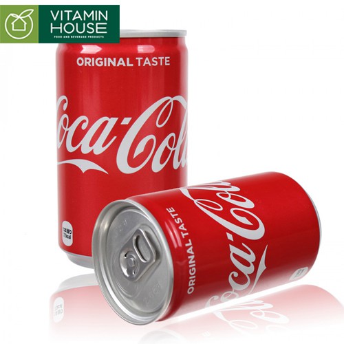 Coca Cola Mini Nhật lon nhí 160ml vị nguyên bản [VITAMIN HOUSE]