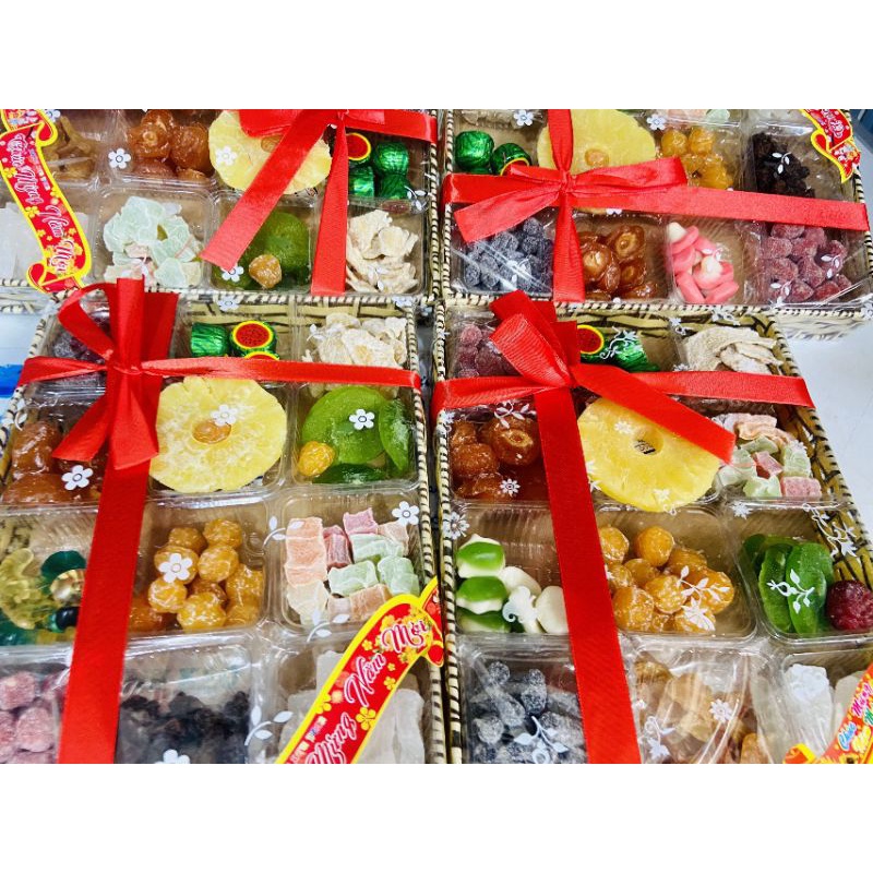 🎋 KHAY MỨT TẾT 12 Ô ĐỦ VỊ SIÊU NGON🎋 | BigBuy360 - bigbuy360.vn