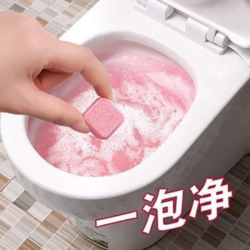 Hộp 12 viên tẩy bồn cầu khử khuẩn sạch ngát hương