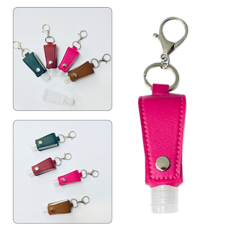 Chai Nhựa Rỗng Trong Suốt Đựng Nước Rửa Tay Kèm Móc Khóa