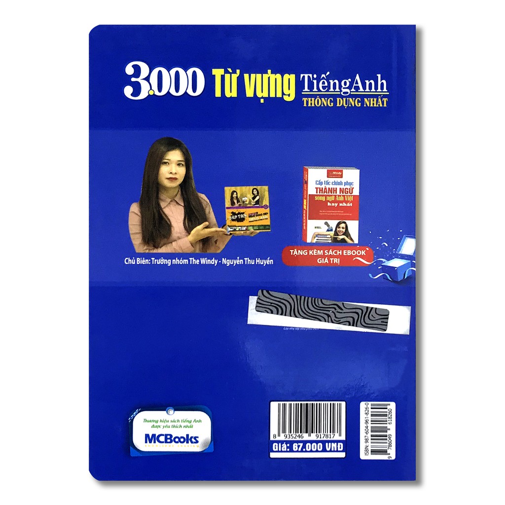 Sách - 3000 Từ Vựng Tiếng Anh Thông Dụng Nhất Tặng Kèm Bookmark