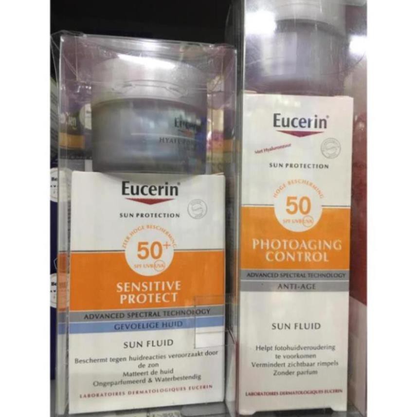 [Chuẩn auth 100%, đủ bill, đi air ✈️] (NHẬP KHẨU ĐỨC) Kem chống nắng Eucerin Sun Protection Fluid các loại 50ml | BigBuy360 - bigbuy360.vn