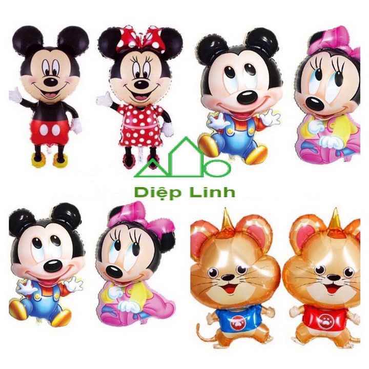 Bóng chuột Mickey size lớn trang trí sinh Nhật sự kiện Diệp Linh