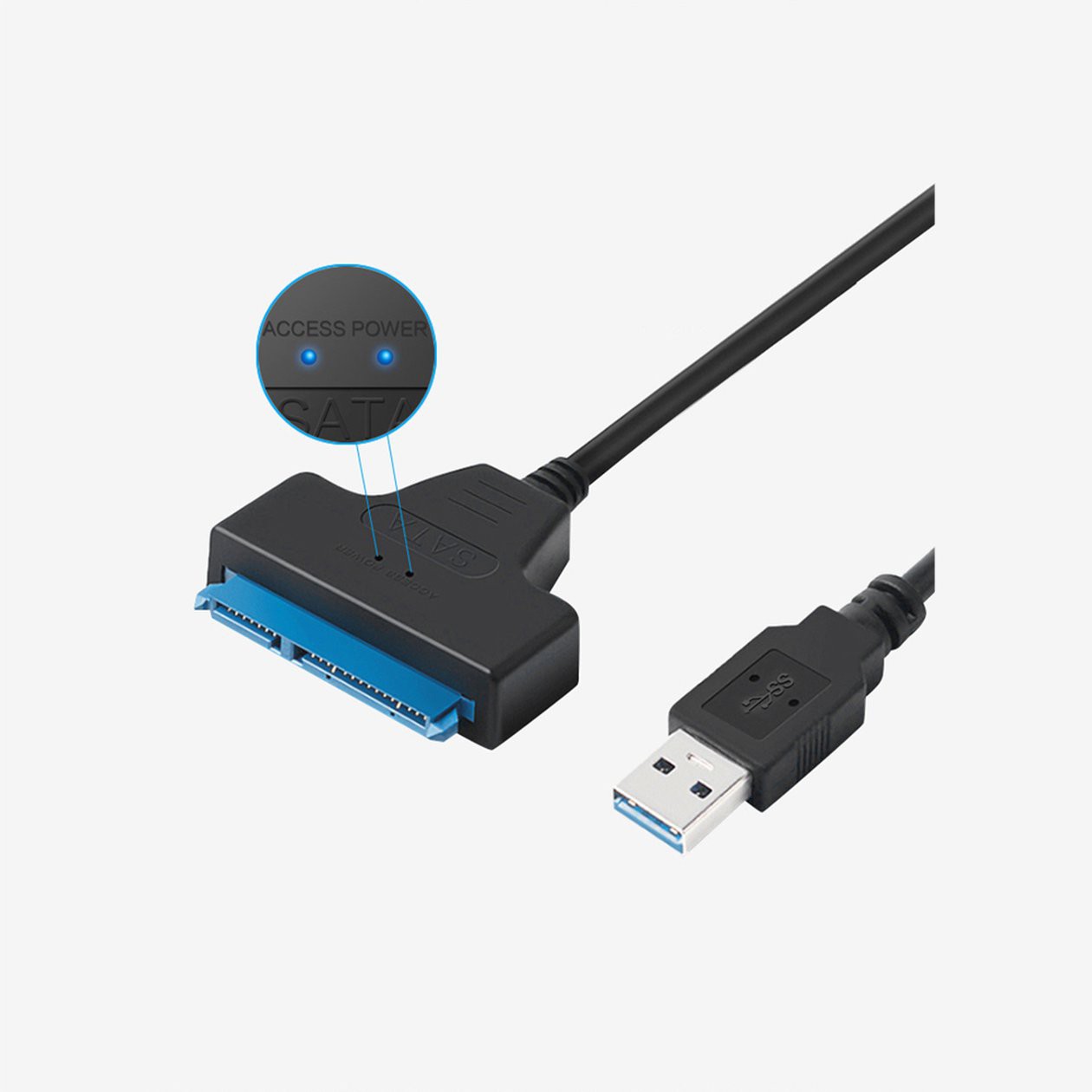 Dây Cáp Chuyển Đổi Ổ Cứng 2.5 Inch USB 3.0 Sang Sata Iii UASP 2TB | BigBuy360 - bigbuy360.vn