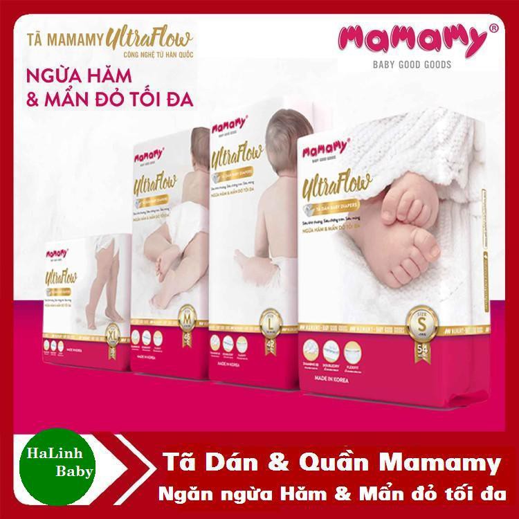 Tã Dán/Quần Mamamy UltraFlow Đủ Size (S54-M46-L42-XL38-M44-L42-XL35-XXL26)..: