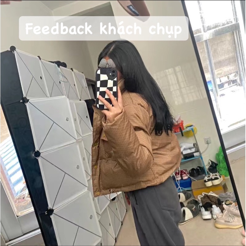 ÁO PHAO BÉO NỮ CROPTOP DÁNG NGẮN 2022