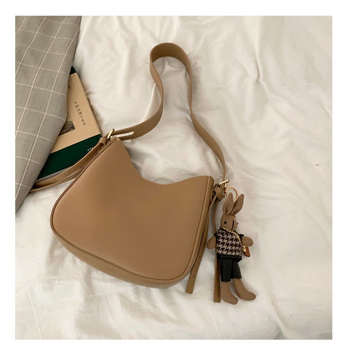 Túi đeo chéo/ đeo một bên vai đa năng thời trang retro kiểu Pháp cho nữ