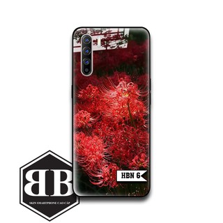 Ốp lưng kính cường lực hoa bỉ ngạn đẹp cho Oppo Reno / Reno 2 / Reno 3 / Reno10x / Reno Z / Reno 2F / Reno 2Z