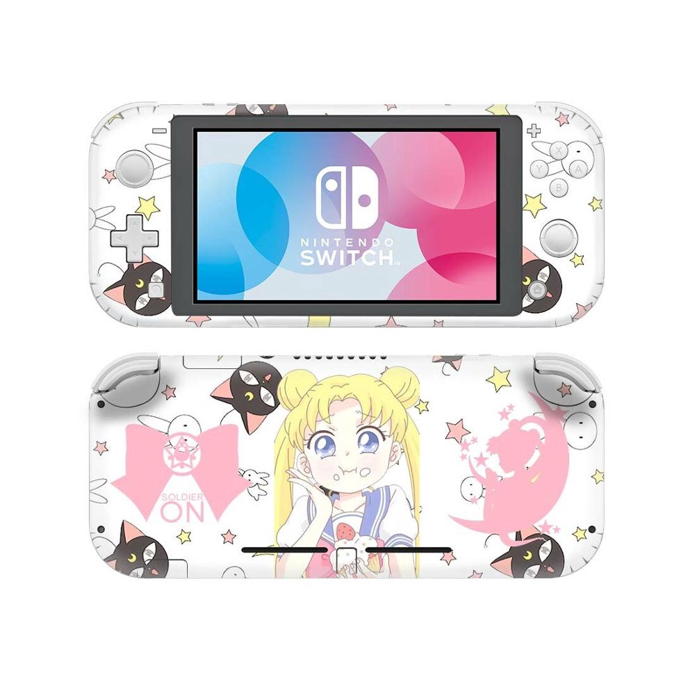 Miếng Dán Bảo Vệ Máy Chơi Game Nintendo Switch Lite Hình Anime Thủy Thủ Mặt Trăng Xinh Xắn Lite