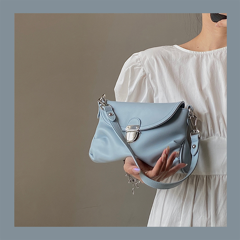 Túi đeo vai màu trơn phong cách thời trang cho nữ IELGY