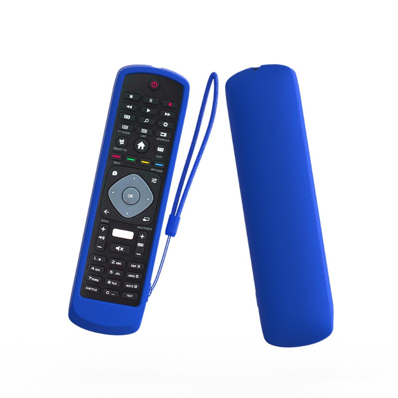 Vỏ Bọc Điều Khiển Từ Xa Philips Tv Bằng Silicon Mềm Màu Trơn Chống Bụi Bẩn Siêu Bền Cho Netflix Hof16H303Gpd24