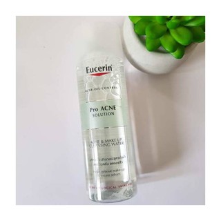 SẢN PHẨM EUCERIN ACNE OIL CONTROL PRO ACNE SOLUTION ACNE & MAKE UP CLEANSING WATE 200ML