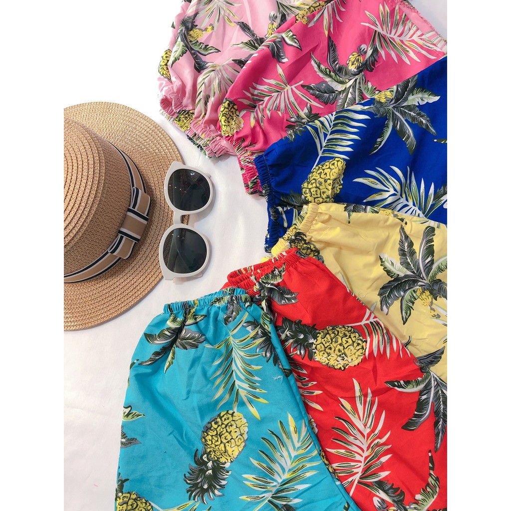 Set bikini đi biển mẫu trái dứa | BigBuy360 - bigbuy360.vn