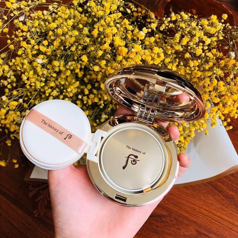 Phấn nước Whoo Luxury Golden Cushion❤️TÁCH SET GIÁ HỜI❤️mịn đẹp-tệp da-chống lão hoá cho lớp nền hoàn hảo Spf50/PA+++