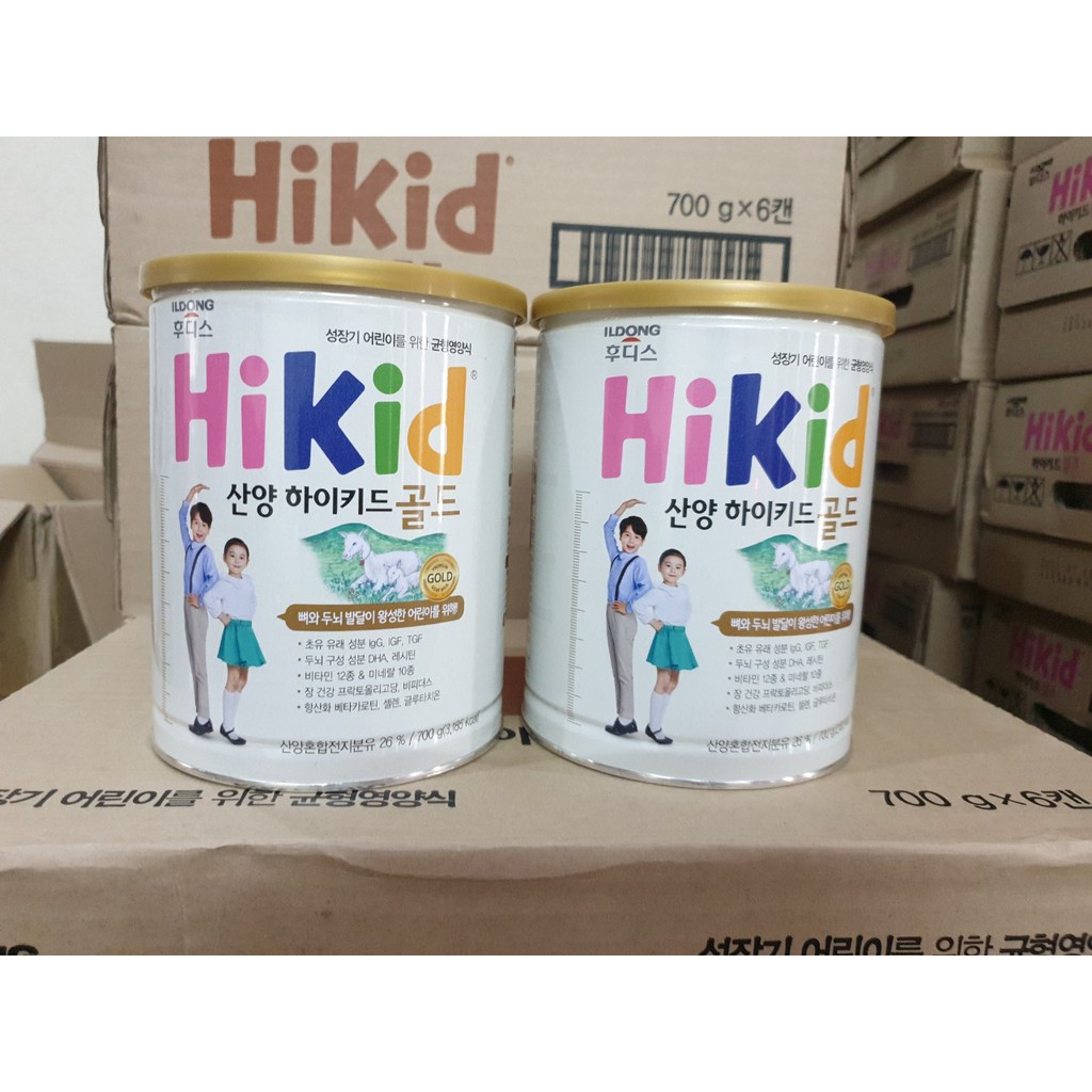 Sữa Hikid Dê Núi 700g hàng nội địa hàn quốc