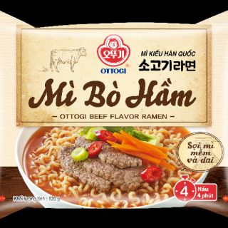 Cập nhật bao bì mới OTOKI - Mì bò lốc 8 gói 120g