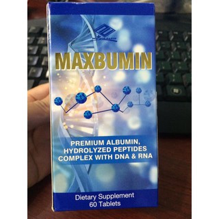 Viên uống MAXBUMIN lọ 60 viên giúp tăng cường miễn dịch⚡chính hãng⚡nhập khẩu mỹ⚡