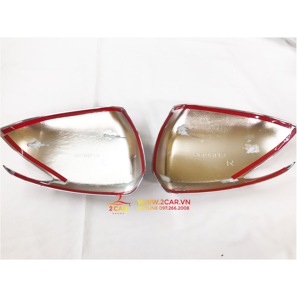 Ốp Gương Chiếu Hậu Hyundai Santafe 2019 mạ crom cao cấp