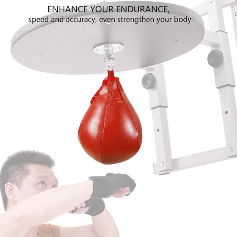 Inflatable Boxing Speed Ball Hanging Bag MMA Punching Training Exercise Equipment