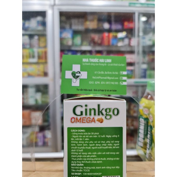 [CHÍNH HÃNG] GINKO OMEGA - Giúp tăng cường tuần hoàn não, giảm suy giảm trí nhớ