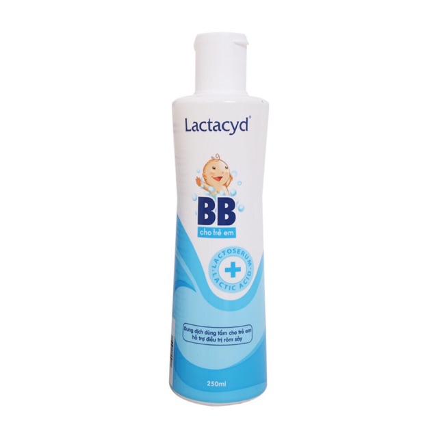 Sữa tắm Lactacyd BB 250ml chống rôm sảy cho bé